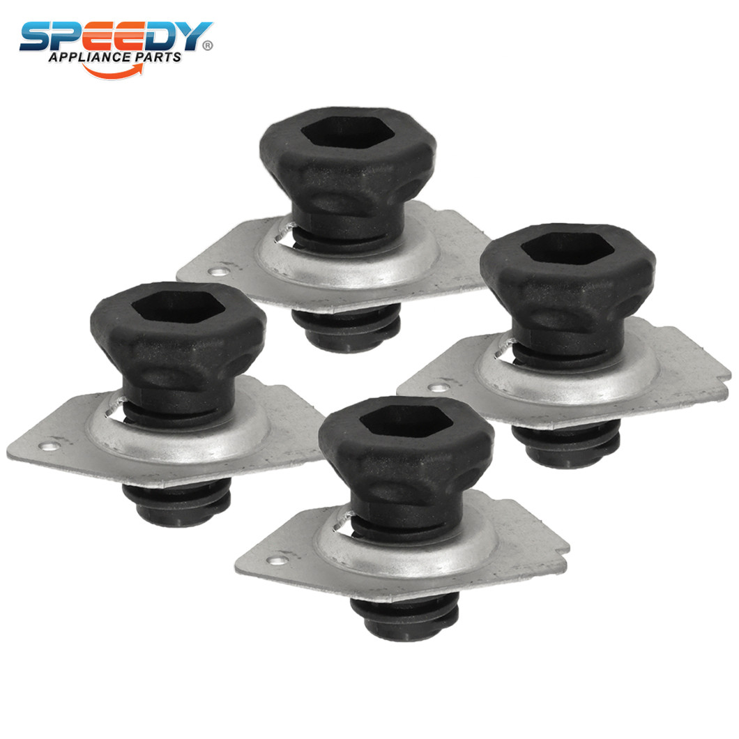DC97-12150A (4 Pack) Dryer Leveling Leg Replacement for Samsung