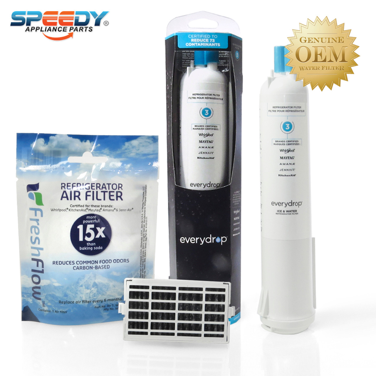 EDR3RXD1 AIR1 Whirlpool / Maytag Refrigerator Water & Air