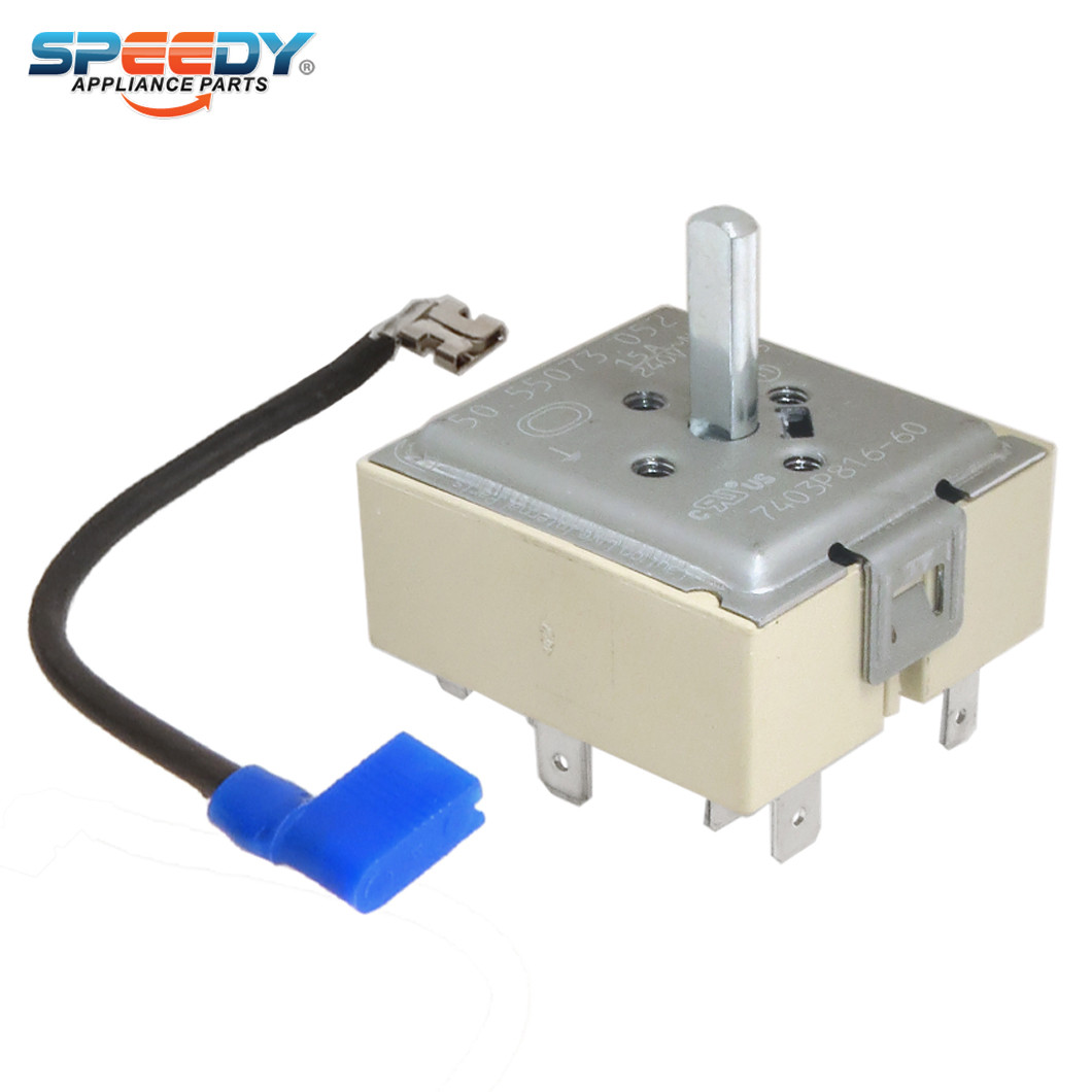 12002121 Range Burner Infinite Switch Replacement for Jenn-Air