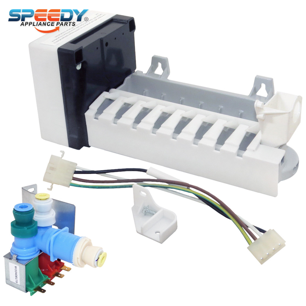W10190965 W10408179 Refrigerator Icemaker & Valve Replacement For