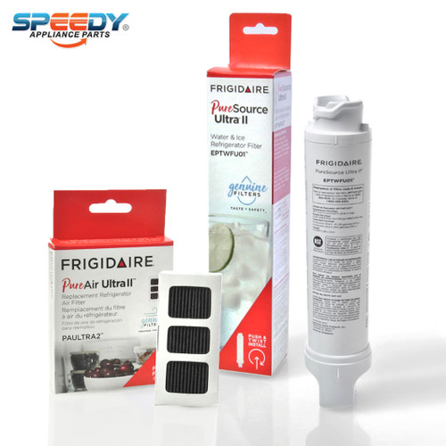 EPTWFU01 PAULTRA2 Frigidaire Refrigerator Water & Air Filter Refresh Bundle