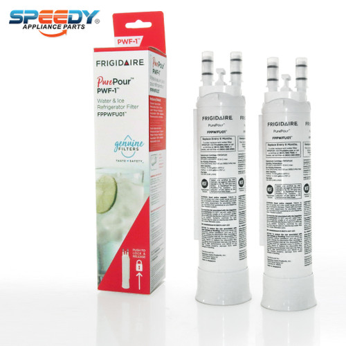 FPPWFU01 PWF-1 (2 Pack) PurePour Frigidaire Refrigerator Ice & Water Filter