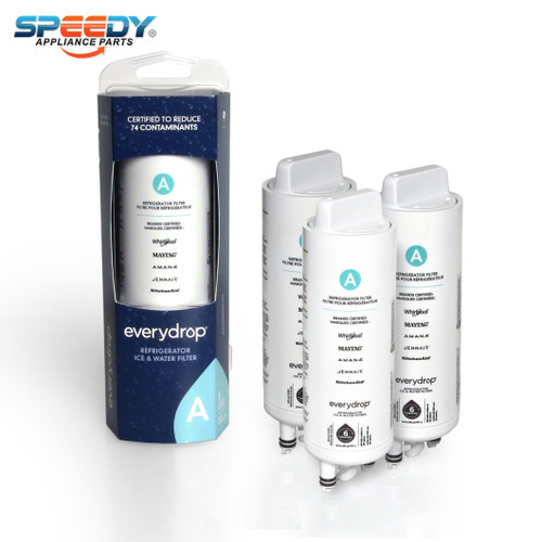 EDRARXD1 (3 Pack) 'A' EveryDrop Whirlpool / Maytag Refrigerator Ice & Water Filter