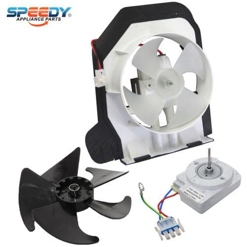 WR17X24348 WR60X31522 WR60X10204 Refrigerator Condenser & Evaporator Fan Kit Replacement for GE / Hotpoint