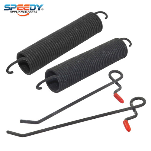 675611 (2 Pack) Dishwasher Door Hinge Spring Replacement for Whirlpool / Roper