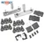 W10712394 W10195416 Dishwasher Upper & Lower Adjuster & Wheel Kit Replacement for KitchenAid / Kenmore