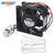 WR60X26866 WR55X10025 Refrigerator Evaporator Fan & Sensor Replacement for GE