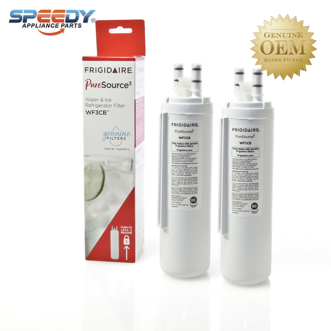 4U Pure Compatible with WF3CB Refrigerator Water Filter, Replacement for Pure Source 3, 706465, 242086201, 242086203, 242294501, 242069601