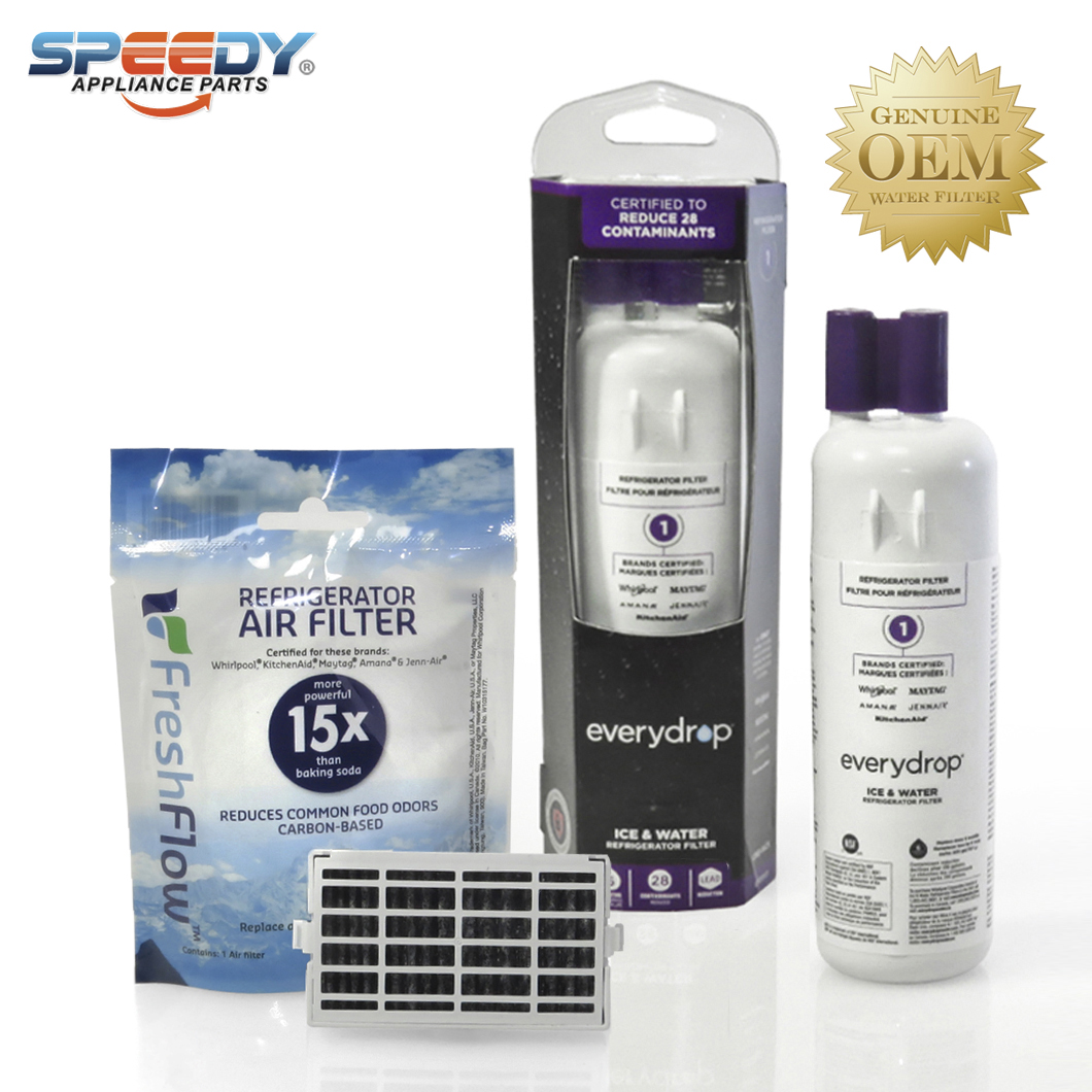 EDR1RXD1 AIR1 Whirlpool / Maytag Refrigerator Water & Air Filter Freshness  Kit > Speedy Appliance Parts