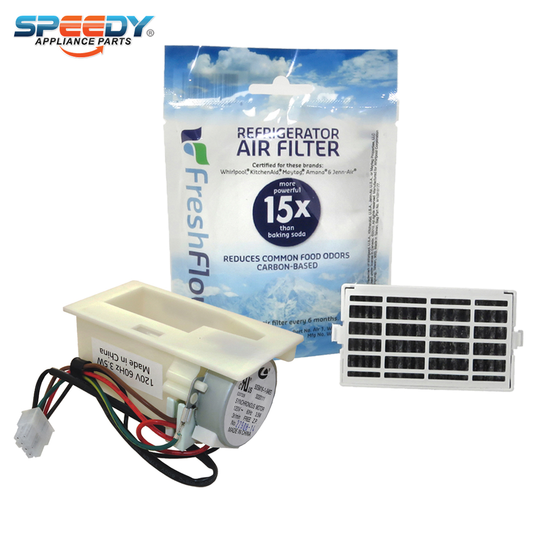 wacamper  W10479155 W10311524 Refrigerator Air Damper & Filter Replacement