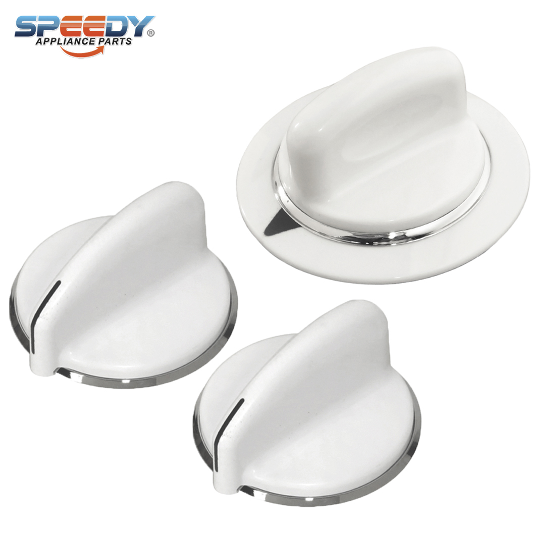 WE01X20374 WE01X20378 Washer & Dryer Knob Set Replacement for GE