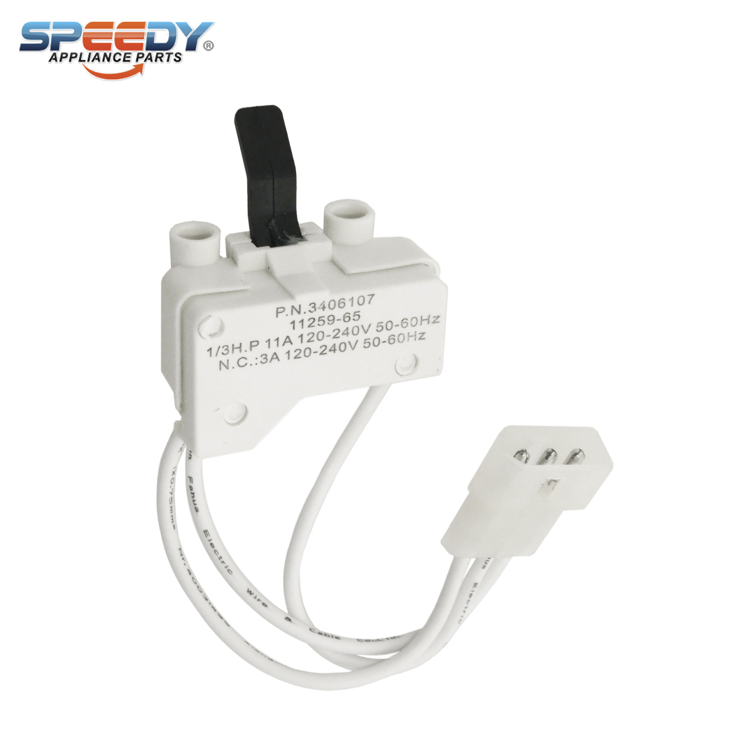 3406107 Dryer Door Switch Replacement for Whirlpool / Maytag