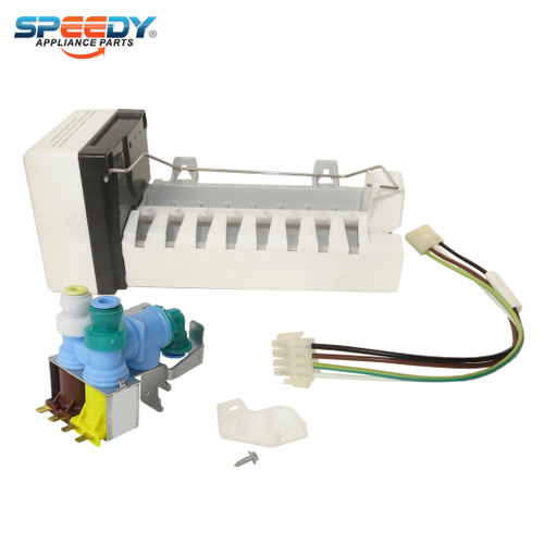 D7824706Q Refrigerator Ice Maker & Valve for Maytag / Amana / Whirlpool