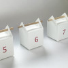 Boites numérotées pour Calendrier de l’Avent
