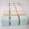 Boites à dragées cubes pastels