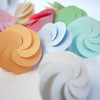10 Boîtes à dragées Baptême Fleurs pastel en Kit