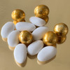 Dragées amande et dragées noisette dorées pour noce d'or