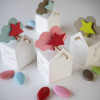 Boîte personnalisée, nuage, étoile et dragées Boîte personnalisée, nuage, étoile et dragées