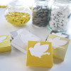 Boîte à dragées pour offrir à l'occasion d'une naissance, belle palette de couleurs , colombe personnalisée à votre texte