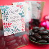 chocolat noir au coeur fondant de caramel au beurre salé, délicieuse confiserie pour les fêtes, à offrir dans son joli emballage Pécou chocolat noir au coeur fondant de caramel au beurre salé, délicieuse confiserie pour les fêtes, à offrir dans son joli emballage Pécou