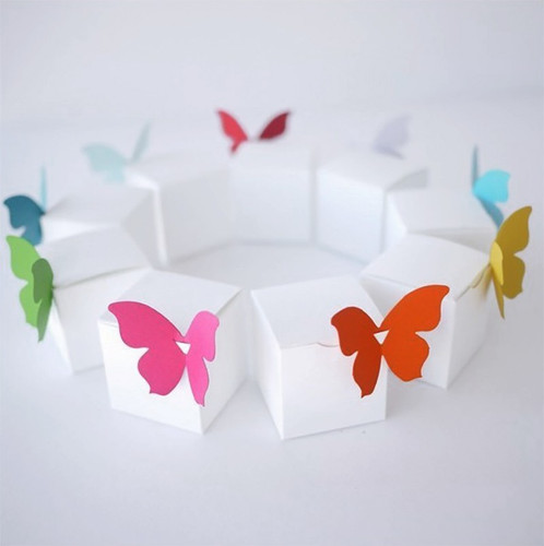 Papillon en papier à clipser