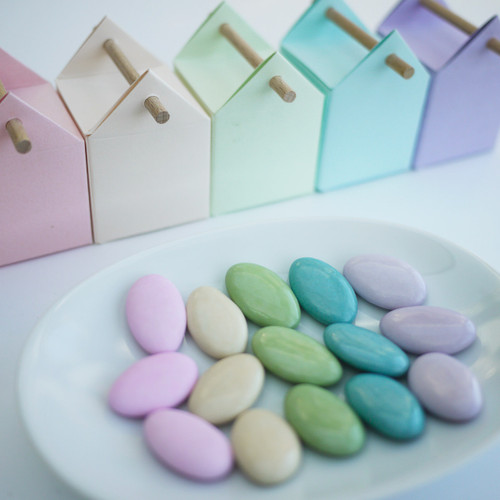 300g Dragées choco pastel