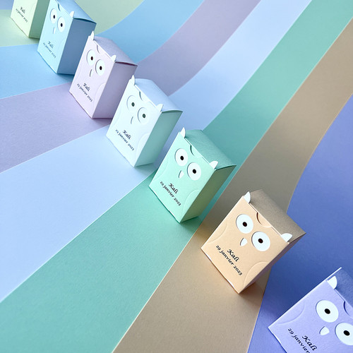 Boîte à bonbons en forme de chouette avec impression