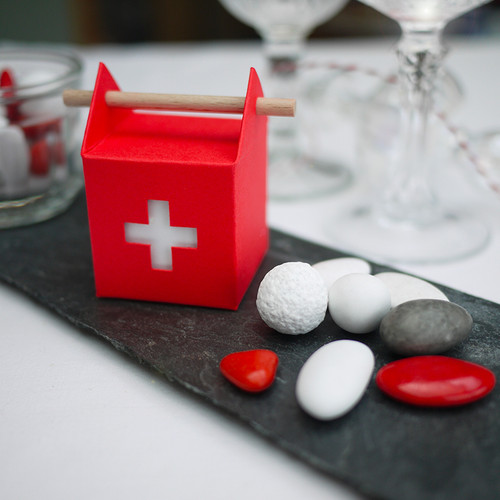 Boîte cadeau Drapeau Suisse