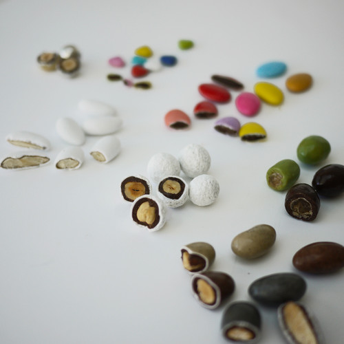 300 g sélection confiseries et dragées variées, haut de gamme