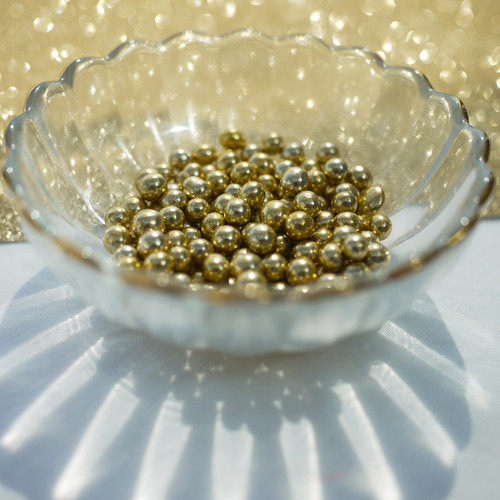 Petites boules de sucre dorées, 100 g