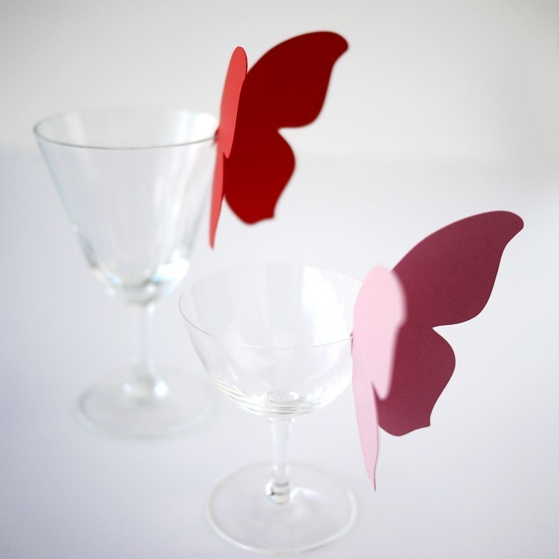 Papillon, décoration de table
