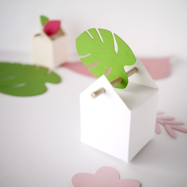 Etiquette Feuille ambiance Jungle