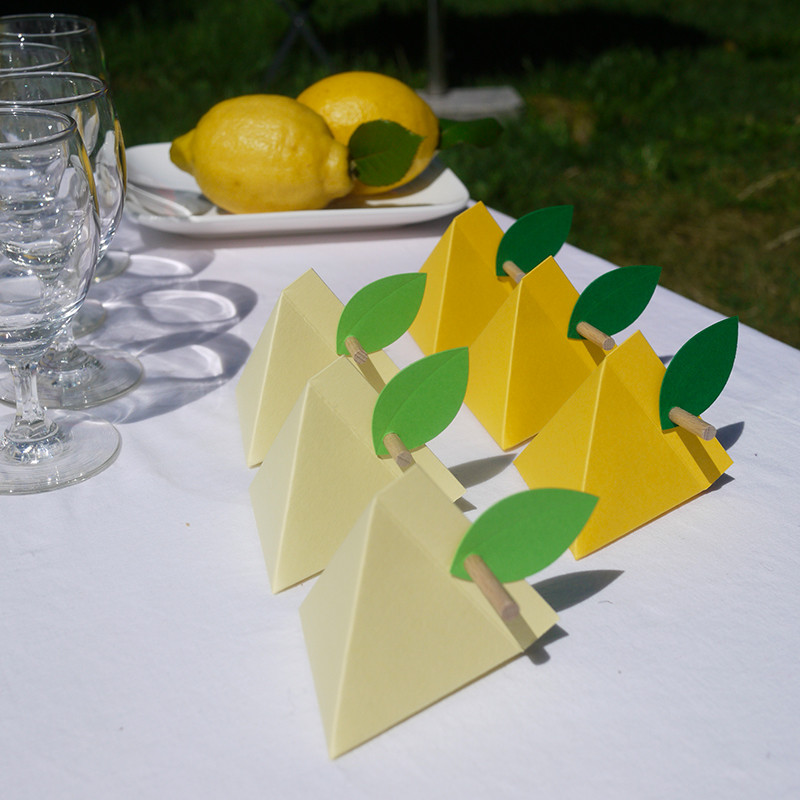 Boite à dragées Berlingot d'été Boite à dragées Berlingot d'été