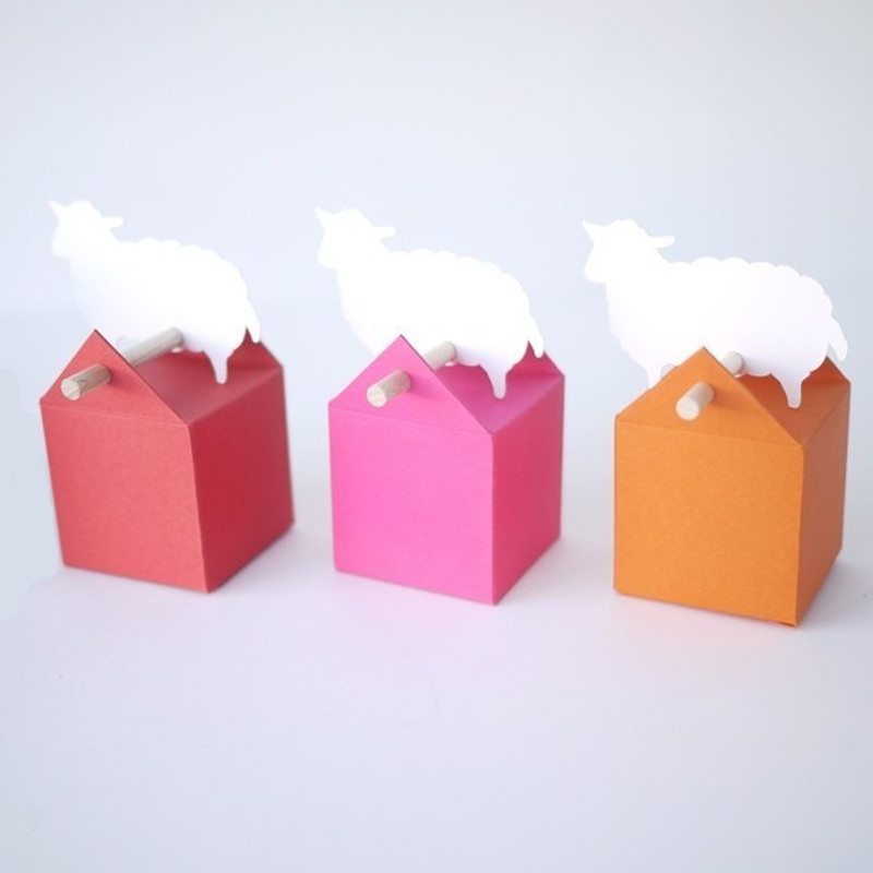 Etiquette Mouton ou Agneau en papier Etiquette Mouton ou Agneau en papier