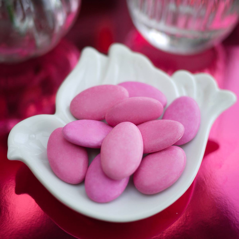 dragées chocolat noir extrafin (70% cacao) pour accompagner la cérémonie et la fête d'une confirmation