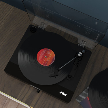 Black | JAM Sound Stream+ Turntable
