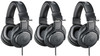 Illustrative image of: Audio Technica ATHM20X 3 Pack: Headphones and Headsets: ATHM20X-3PACK