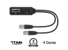 Turtle AV Dante Dual XLR Output Adapter