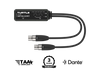 Turtle AV Dante Dual XLR Input Adapter