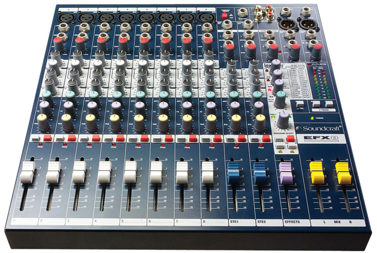 Soundcraft EFX8 - Sound Reinforcement Mixers