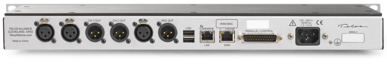 Telos Z-IP ONE IP Codec AES - Codecs