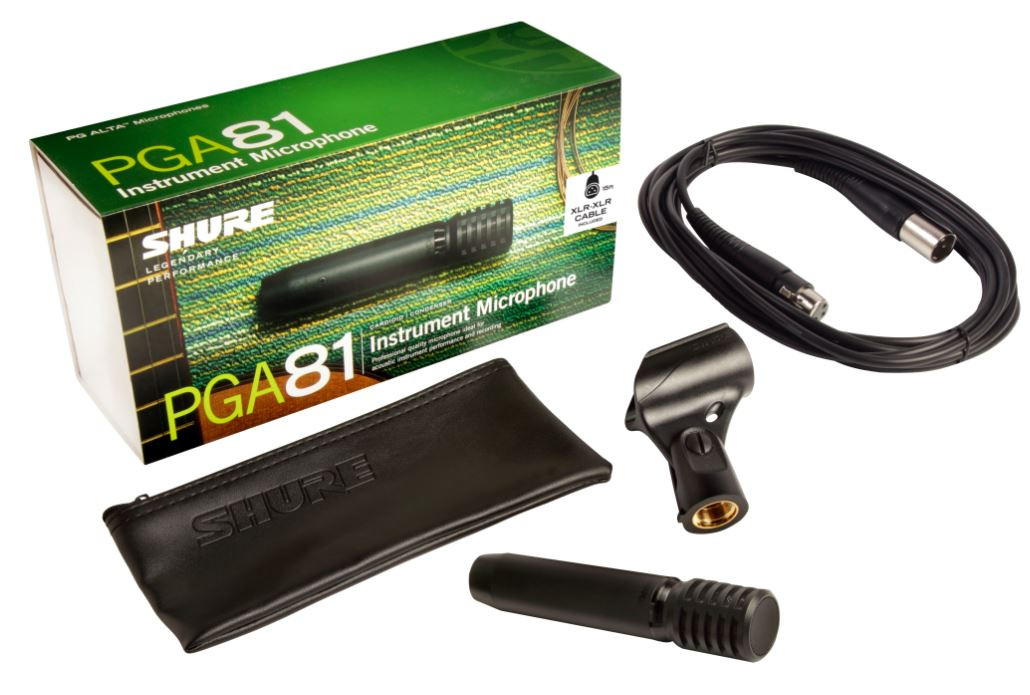SHURE PGA81 楽器用ダイナミックマイクXLRケーブル付属 別売り可 Shure PGA81-XLR - Instrument Microphones