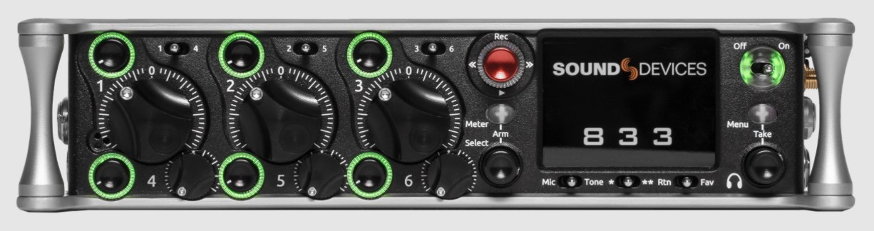 Sound Devices 833 - Compact and Field Mixers