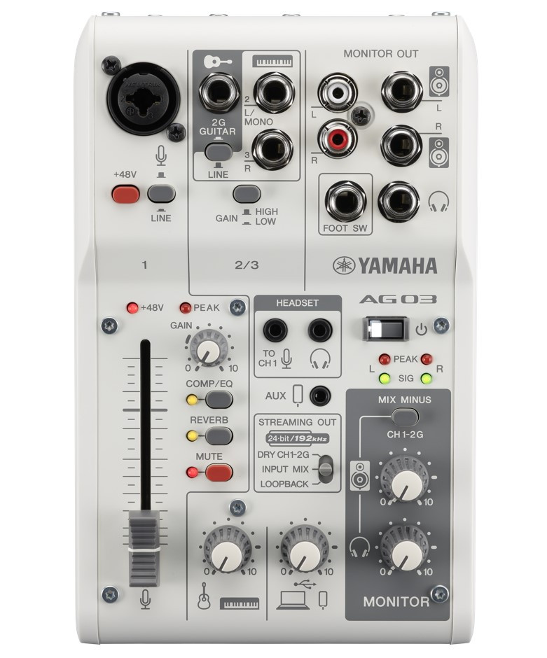 Yamaha AG03 MK2 White - Mixers