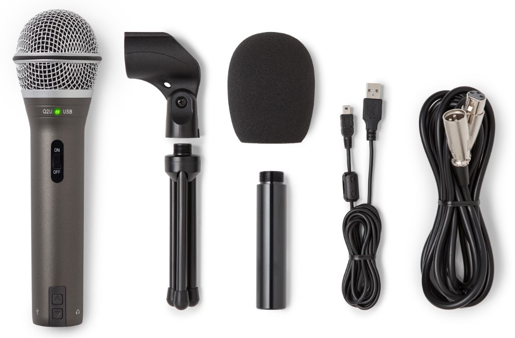 SAMSON Q2U USB/XLR マイク ポップガード付き Samson Q2U - Broadcast Supply Worldwide