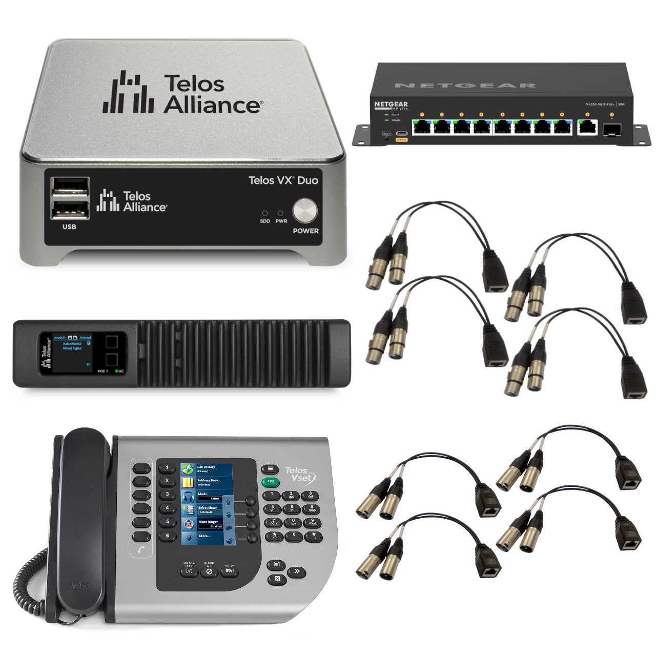 Telos VX Duo Talk Show System Package 1 - Broadcast Supply Worldwide