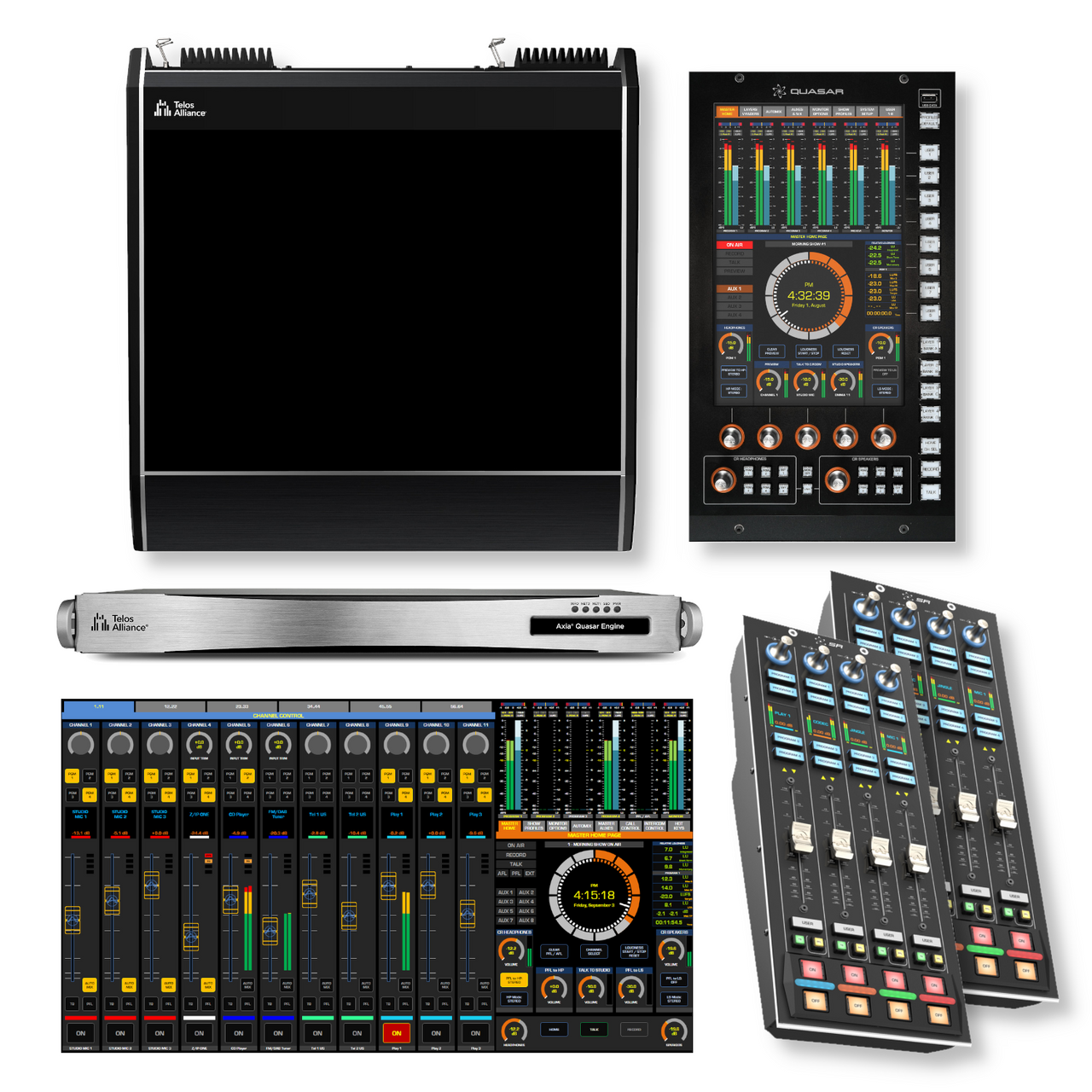 Axia Quasar SR8 Package Broadcast Supply Worldwide