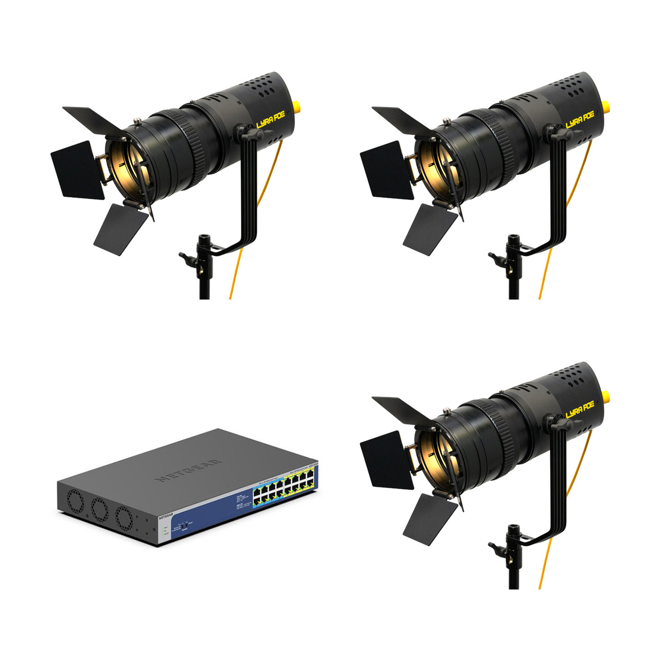 IKAN Lyra LBF60Z POE Light Bundle - Broadcast Supply Worldwide
