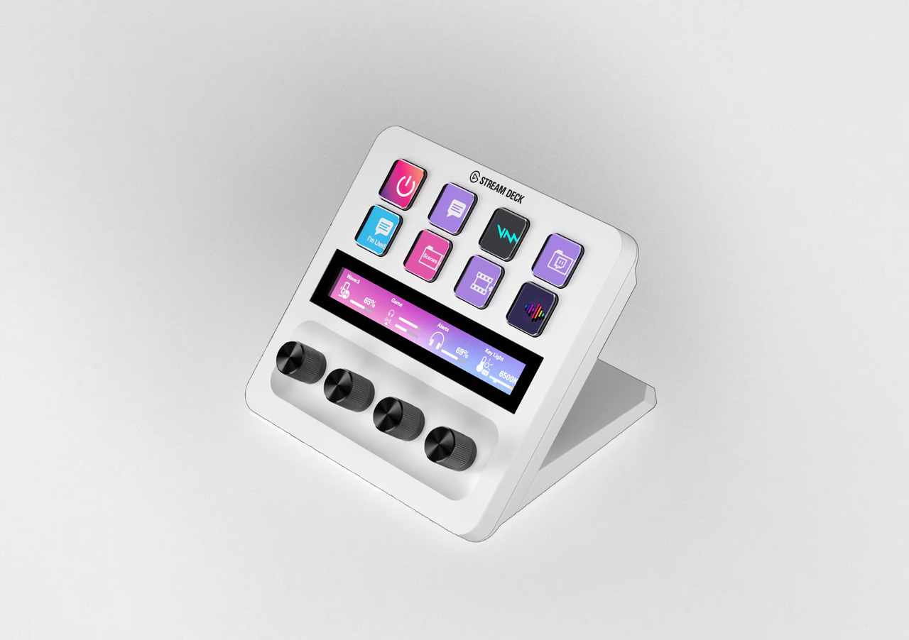 【本日限定千円引き】【新品未開封】Elgato STREAM DECK + 本体 未開封】Elgato Stream Deck MK.2 ホワイト 白 15キー Amazon.com