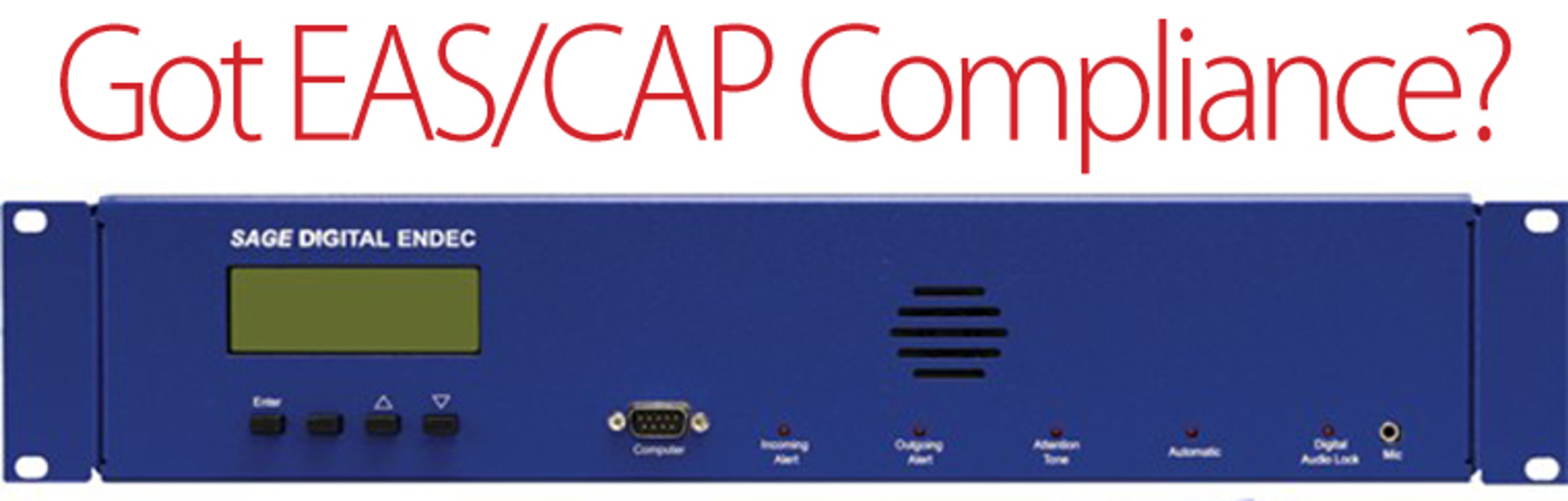 Sage Digital ENDEC EAS Encoders and Decoders